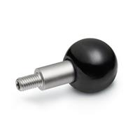 GN 319.5 Revolving Ball Knob Shaft Stainless Steel
